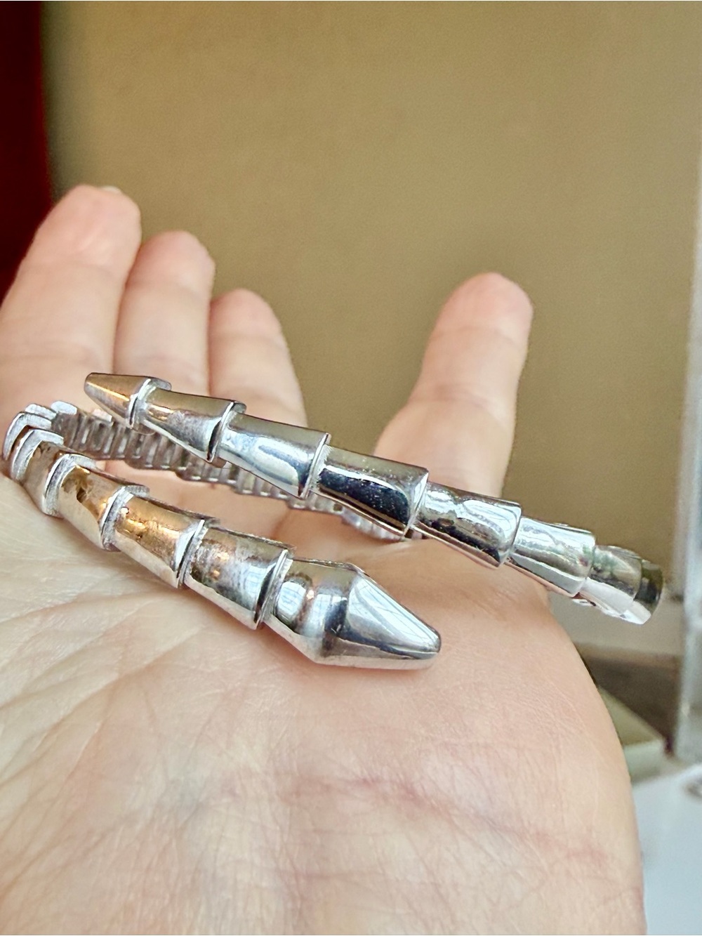 14 karat gold snake bracelet